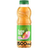 Refresc de te al préssec i hibiscus FUZE TEA, ampolla 50 cl