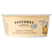 Yogur infantil con plátano&galleta PASTORET, tarrina 125 g