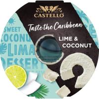 Queso cremoso con coco y lima CASTELLO, tarrina 125 g