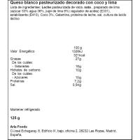 Queso cremoso con coco y lima CASTELLO, tarrina 125 g