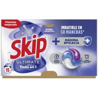 Detergente ultimate eficacia SKIP, cápsulas 15 dosis