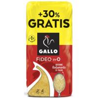 Fideo número 0 GALLO, paquete 450+30%