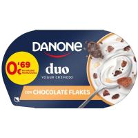 Iogurt xoco flakesDANONE, tarrina 102 g