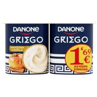 Yogur griego de manzana y canela DANONE, pack 4x110 g