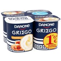 Iogurt caramel grec DANONE, pack 4x110 g