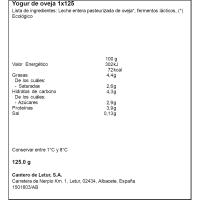 Quefir cabra Bio CANTERO DE LETUR, tarrrina 125 g