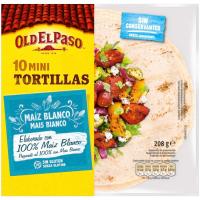 Tortilla de maíz blanco x8 OLD EL PASO, paquete 208 g