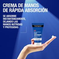 Crema de manos rápida absorción NEUTROGENA, pack 2x75 ml