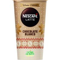 Latte chocolate blanco NESCAFE LATTE, vaso 205 ml