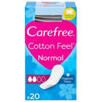 Protegeslip normal plegada cotton feel CAREFREE, caja 20 uds