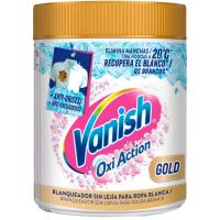 Quitamanchas en polvo VANISH GOLD OXI WHITE, bote 400 g