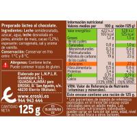 Postres sabor xocolata EROSKI, pack 4x125 g