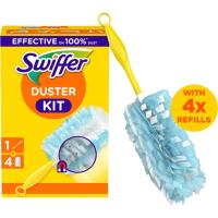 Plumero Starter Kit (1 plumero y 4 recambios) SWIFFER, pack 1 ud