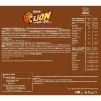 Barreta cereal esmorzar lion NESTLE, pack 4x25 g