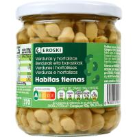 Habita tierna extra EROSKI, frasco 210 g