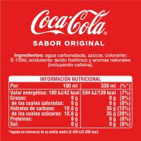 Refresc de cola COCA-COLA, pack 12x33 cl