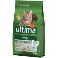 Aliment de pollastre-arròs gat adult ULTIMA, sac 1,5 kg
