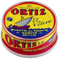 Tonyina del nord en oli d`oliva ORTIZ, llauna 250 g