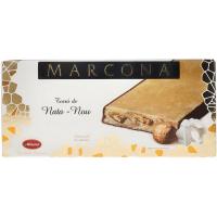 Turrón de nata-nueces MARCONA, caja 250 g