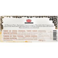 Turrón de crema al fuego MARCONA, caja 250 g