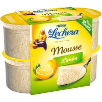 Mousse de llimona LA LECHERA, pack 4x60 g