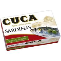 Sardina en oli 3/4 peces CUCA, llauna 120 g