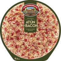 Pizza de tonyina-bacó CASA TARRADELLAS, 1 u, 405 g