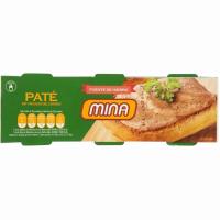 Paté de fetge de porc MINA, pack 3x70 g