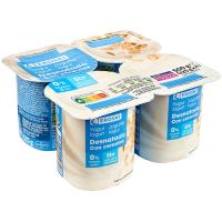 Iogurt desnatat amb cereals EROSKI, pack 4x125 g