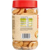 Galleta salada mini cracker EROSKI, bote 350 g