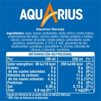 Beguda isotònica sabor taronja AQUARIUS, botellín 50 cl
