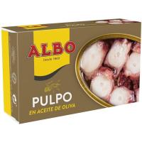 Pop en oli d`oliva ALBO, llauna 120 g