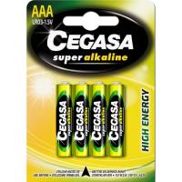Pila super alcalina LR03 (AAA) CEGASA, pack 4 u