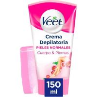 Crema depilatòria per a dutxa pell normal VEET, tub 150 ml