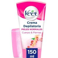 Crema depilatòria per a dutxa pell normal VEET, tub 150 ml